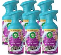 Air Wick Pure Lot de 6 désodorisants en spray 250 ml - Cosy Cottage (roses givrées et gui)