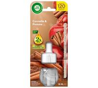 AIR WICK Recharge Diffuseur désodorisant Electrique Huiles essentielles Cannelle & Pomme