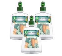 AIR WICK Recharge diffuseur spray automatique désodorisant sans gaz Bois de Cèdre & Eucalyptus - Lot de 3 x 228 ml
