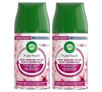 Air Wick Recharge Freshmatic Pure Fresh Fleurs de Cerisier et Orchidée - Lot de 2 x 250 ml