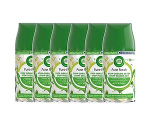 Air Wick Recharge Freshmatic Pure Fresh Jasmin - Lot de 6 x 250 ml