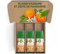 Air Wick Recharge Freshmatic Pure Fresh Plaisir d'Agrume et Zeste de Mandarine - Lot de 3 x 250 ml