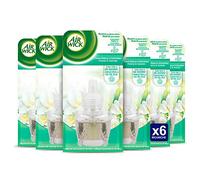 Air Wick Recharge pour diffuseur électrique, 19 ml, lot de 6 pièces Freesia et jasmin