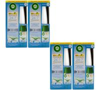 Air Wick Spray Automatique Coton et Lilas Blanc 4 x Pack de Démarrage 250 ml
