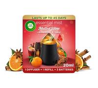 Air Wick Vin chaud | Kit de brume essentielle | 1 x 20 ml | 1 x diffuseur et 1 recharge | Huiles essentielles naturelles