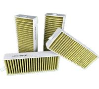 AIR2GO CleanAir Plus Lot de 4 filtres à charbon actif pour Bosch série 4 / série 6 / série 8