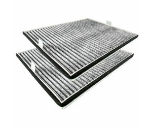 AIR2GO Lot de 2 filtres à charbon actif de rechange pour Miele DKF16-P / 7932320