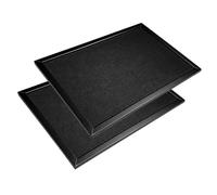 AIR2GO Lot de 2 filtres à graisse métalliques 245 x 165 mm avec charbon actif pour Zanussi MCFB70 LongLife