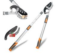 AIRAJ Coupe Branche Telescopique Ébrancheur 70-103CM,Avec Lames de Rechange,Coupe Branches les Plus Epaisses 5CM,Lame en Acier SK-5 et Coupe 6 Positions,Professionnel Coupe Branche