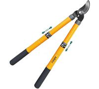 AIRAJ Coupe Branche Télescopiques 42-61cm, Coupe-Branche à Contre-lame avec Lame SK5 et Revêtement Anti-Adhésif-Coupe Propre Jusqu'à 3.5cm, Sécateur de Jardin Pour Branches Sèches et Humides