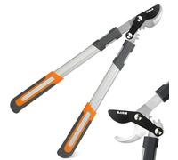 AIRAJ Coupe Branches 43CM,Coupe Branches Léger,Lame Acier SK5 Pour Branches Jusqu'à 3cm,Conception avec Engrenage et Poignée Antidérapante Pour Branches Sèches ou Humides