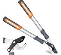 AIRAJ Coupe-Branches 43CM, lame en acier au carbone SK-5,Poignées en aluminium solides,dotés d'une Poignée antidérapante,Compactes Coupe-Branche idéales pour la coupe de bois vert