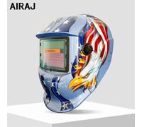 AIRAJ-Masque de soudage à gradation automatique solaire, tête de protection pour soudeur, capuchon de soudage, équipement de soudage professionnel multifonctionnel 7500