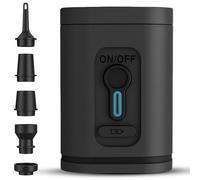 Airback Petite pompe à air, pompe électrique portable avec indicateur LED, noir