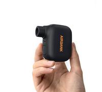 AIRBANK Pompe à vélo Mini Pocket SE, 100PSI, 93g, pour vélo de Route | Pompe à air électrique pour vélo de route, pompe portable pour valves Schrader et Presta, batterie rechargeable