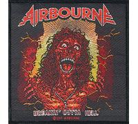 Airbourne Badges Breakin 'Outa clair Patch tissé 10 x 10 cm