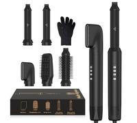 Airbrush 5 en 1, Seche Cheveux 5 en 1, Hair Styler 110000 TR/MIM avec Seche Cheveux Ionique, Boucleur Automatique, Brosse Soufflante Brushing, Brosse Lissante, Air Brush pour Sécher, Boucler, Lisser