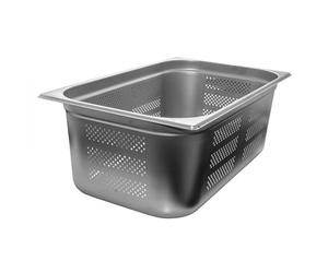 Airbrush-City Bac GN (Gastro Norm) 1/1 en acier inoxydable perforé 28 L 200 mm de profondeur