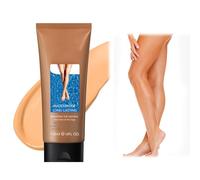 Airbrush Legs Fond de Teint pour les Jambes Bronzé, Lotion de maquillage pour les jambes, Maquillage longue durée pour les jambes du corps pour couvrir le tatouage (1Pcs,Bronze)