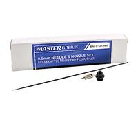 Airbrush Master Pro Plus - Aiguille de 0,5 mm, buse et capuchon de pointe de fluide uniquement - Compatible avec l'aérographe Master Pro Plus 120 - Fournit le motif de pulvérisation fine entièrement atomisé pour un contrôle des détails extra fins
