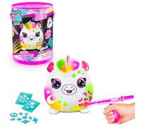 Canal Toys – Peluche Airbrush Plush Squish Néon avec feutres et pochoirs – AIR 022