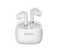 Airbuds 4 Ecouteurs intra-auriculaires sans Fil Oreillette Bluetooth 5.3 Son Stéréo,Contrôle Tactile, IPX7 400mAh(Max.36h) pour Android iOS - Blanc