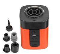 Airburst Pro - Compact Electric Pump with Vacuum & LED Light, 2-in-1 Portable Pump & Vacuum, Inflate Deflate for Air Mattress, Pool Floats, Vacuum Storage Bags (#A)