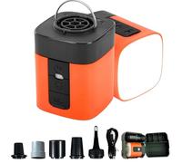 AirBurst Pro - Compact Electric Pump with Vacuum & LED Light, Kydschoice Electric Deflate Pump for Storage Bags, Portable Mini Air Pumps, USB Electrics Pumps for Air Mattress (1 Set)