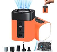 Airburst Pro - Compact Electric Pump with Vacuum & LED Light，Portable Mini Electric Air Pump ，Rapid Inflation and Deflation，Suitable for CampingAir Mattress Accessories-a