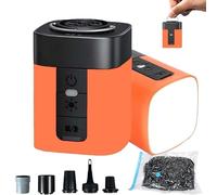 Airburst Pro - Compact Electric Pump with Vacuum & LED Light,Portable Mini Electric Air Pump ,Rapid Inflation and Deflation,Suitable for CampingAir Mattress Accessories-a