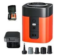 Airburst Pro - Pompe à air électrique compacte 2 en 1 avec Aspiration et éclairage LED, Portable et Rechargeable pour Structures gonflables, Matelas pneumatiques, bouées de Piscine (1PCS)