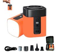Airburst Pro - Pompe Électrique Compacte avec Aspirateur Et Éclairage LED, Mini-Pompe À Air Portable pour Gonflage Et Dégonflage De Matelas Pneumatiques
