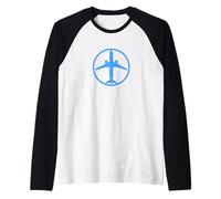 Airbus A320 Jet Aviation Pilot Cadeau Manche Raglan