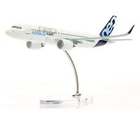 Airbus - Maquette A320neo échelle 1:200, Déco Bureau, Pièce de Collection, Injection de métal, avec Support, Finition Vernis, Solide et Dense, Dimensions 18,8 x 18,8 x 21 cm