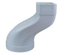 AirCircle optimAiro Pièce de Transition Conduit Plat 222x89mm Ø150mm Hotte