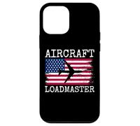 Aircraft Loadmaster Aviation Aviation Cargo Drapeau Américain Coque pour iPhone 12 Mini