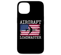 Aircraft Loadmaster Aviation Aviation Cargo Drapeau Américain Coque pour iPhone 13