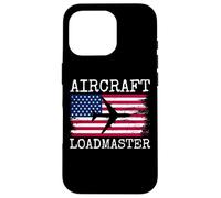 Aircraft Loadmaster Aviation Aviation Cargo Drapeau Américain Coque pour iPhone 16 Pro