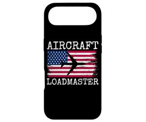 Aircraft Loadmaster Aviation Aviation Cargo Drapeau Américain Coque pour iPhone Air