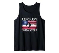 Aircraft Loadmaster Aviation Aviation Cargo Drapeau Américain Débardeur