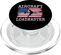 Aircraft Loadmaster Aviation Aviation Cargo Drapeau Américain PopSockets PopGrip pour MagSafe