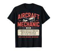 Aircraft Mechanic Aviation Problem Solver Hero Flight Crew T-Shirt