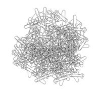 Aircraft Shape Paper Clips, Cute Small Paperclips for Office School Home, Unique Airplane Design, Smooth Edges Metal Clips with Storage Box, Durable Resistant for Document Org (Argent)