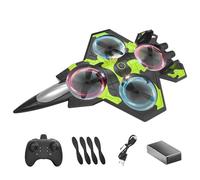 Aircraft télécommandé - Plan de Chasse RC, Planeur en Mousse à 2,4 GHz | Volant à Double Mode avec Une Fonction de Cascade à Une clé, Jouet extérieur débutant pour garçons des Filles Adultes