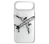 Aircrafts One Line Drawing Airplanes Airport Coque pour iPhone Air