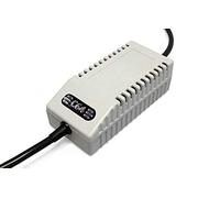 AirDrive Adaptateur Secteur C64 Moderne - UE Adaptateur Secteur C64 Classic UE - Bloc d'alimentation de Remplacement Commodore 64, Prise UE (Gris)