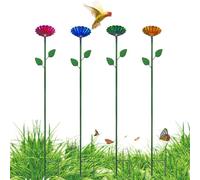Aire D'abeille De Jardin | 4 Pièces Abreuvoir Papillon En Forme De Fleur | Bain Papillon Extérieur | Pour Les Propriétaires Amoureux Des Animaux Terrasse Arrière-Cour Balcon Parc École Centres