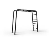 BERG Playbase Aire de Jeux Medium pour Jardin, Cage de Football, Cage de Basketball, Cadre d'escalade, Fitness, Mur d'escalade, Tout en Un, en métal