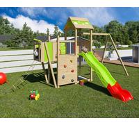 Aire de jeux 2,20 m starry xpression - 10 enfants bois TU