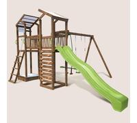 Aire de jeux 2 tours avec toboggan funny